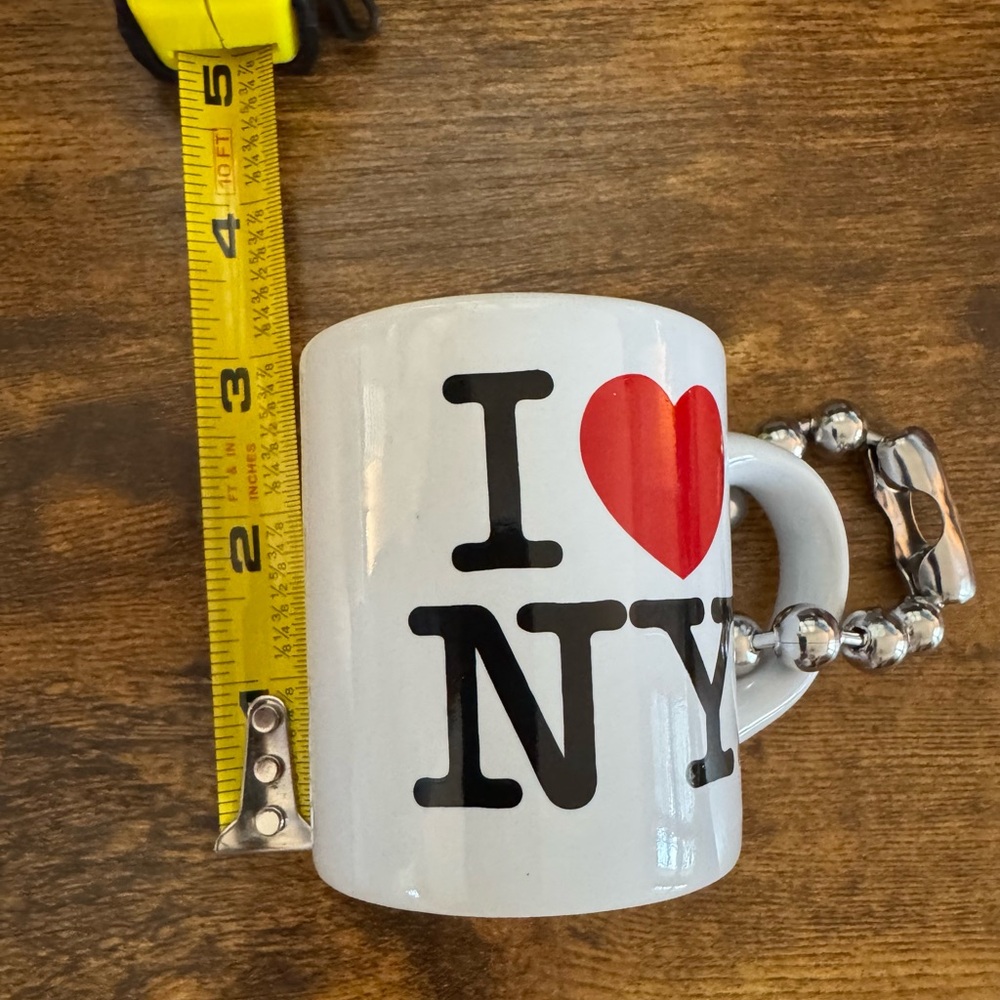 I ❤️ NY Coffee Mug Bag Charm - Picture 5 of 9